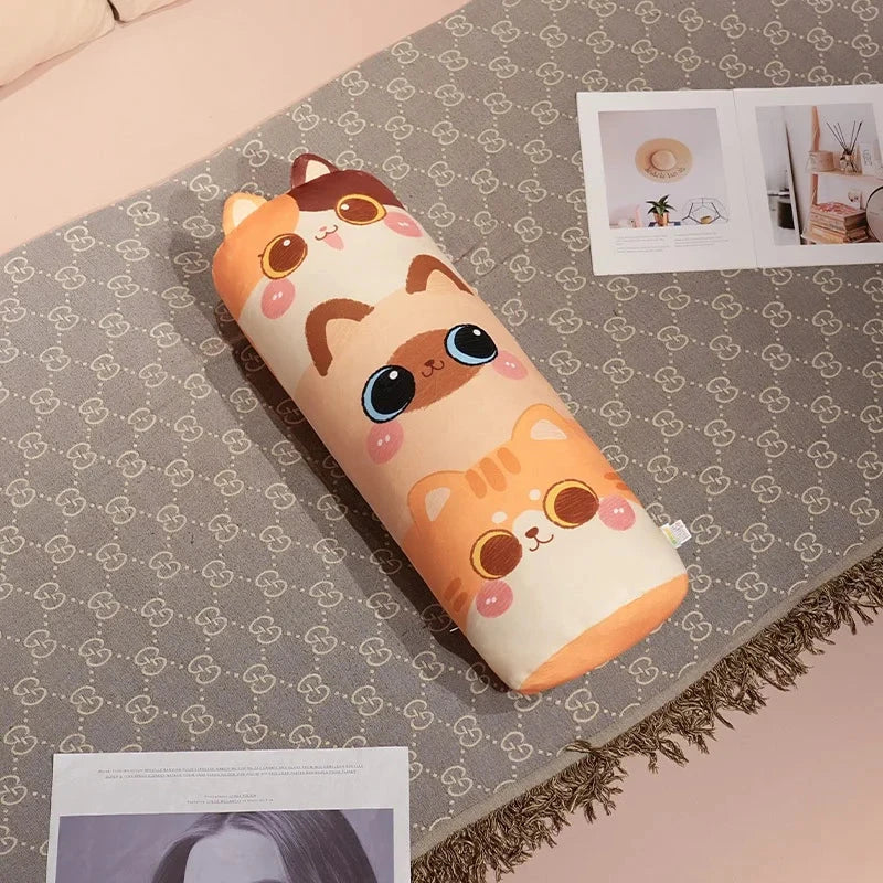 kawaiies-softtoys-plushies-kawaii-plush-Long Snuggle Stacked Cats Plushie Soft toy 27in / 70cm 