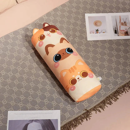 kawaiies-softtoys-plushies-kawaii-plush-Long Snuggle Stacked Cats Plushie Soft toy 27in / 70cm 