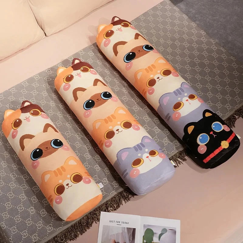 kawaiies-softtoys-plushies-kawaii-plush-Long Snuggle Stacked Cats Plushie Soft toy 