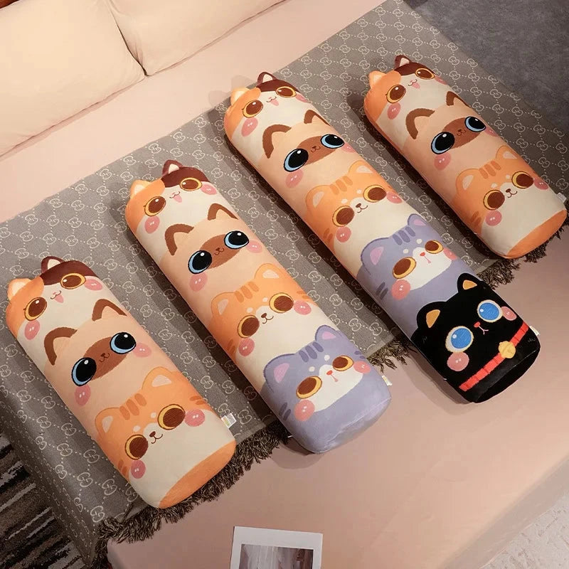 kawaiies-softtoys-plushies-kawaii-plush-Long Snuggle Stacked Cats Plushie Soft toy 