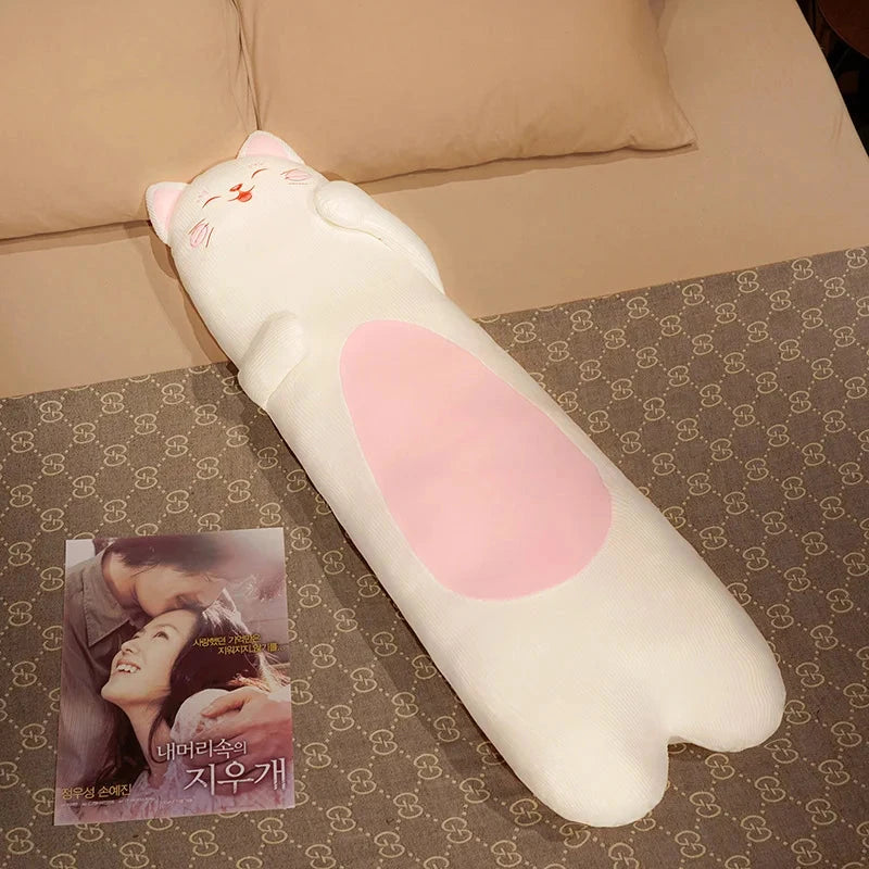 kawaiies-softtoys-plushies-kawaii-plush-Long Snuggly Animal Family Plushies Soft toy Pink Cat 39in / 100cm 