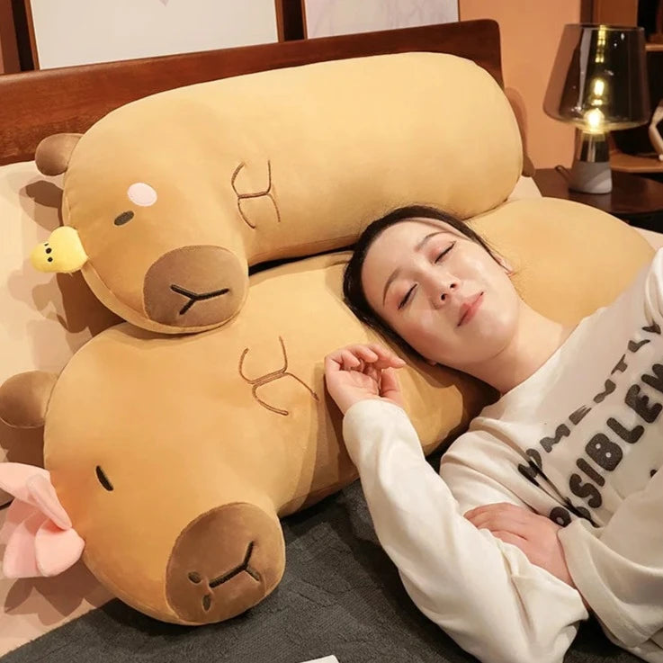 kawaiies-softtoys-plushies-kawaii-plush-Long Snuggly Capybara Plushies Soft toy 