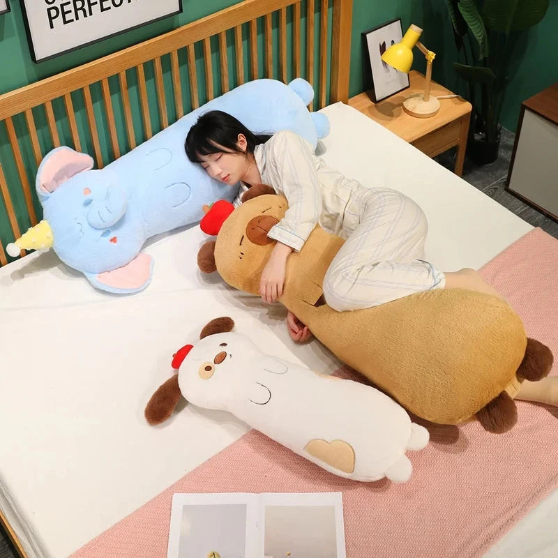 kawaiies-softtoys-plushies-kawaii-plush-Long Snuggly Cat Dog Elephant Seal Capybara Plushies Soft toy 