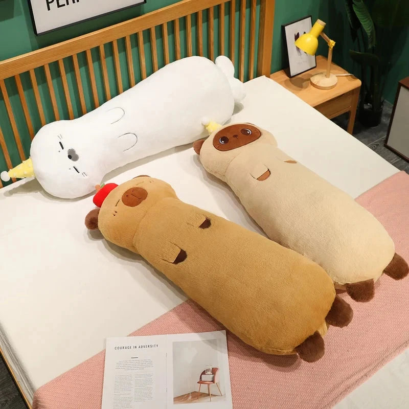 kawaiies-softtoys-plushies-kawaii-plush-Long Snuggly Cat Dog Elephant Seal Capybara Plushies Soft toy 