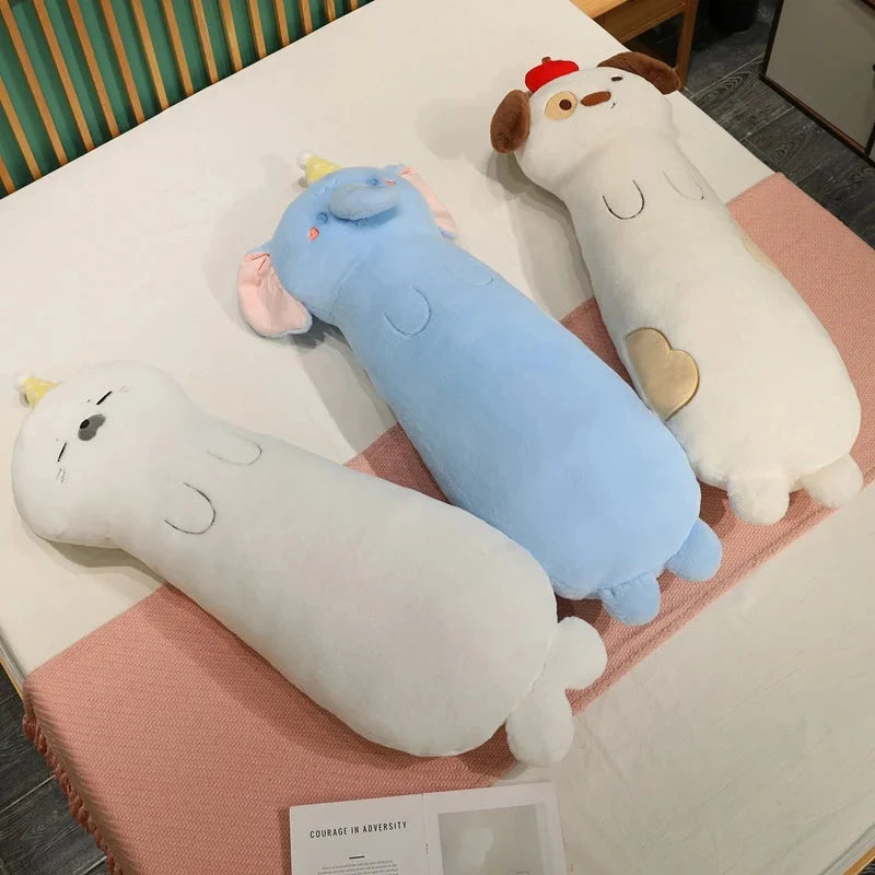 kawaiies-softtoys-plushies-kawaii-plush-Long Snuggly Cat Dog Elephant Seal Capybara Plushies Soft toy 