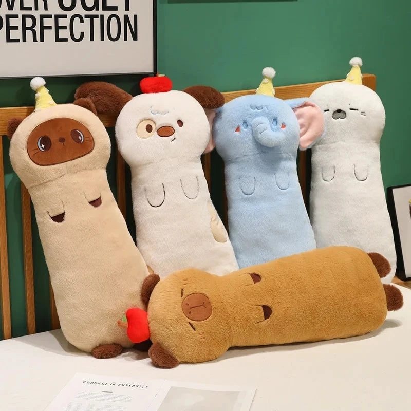 kawaiies-softtoys-plushies-kawaii-plush-Long Snuggly Cat Dog Elephant Seal Capybara Plushies Soft toy 
