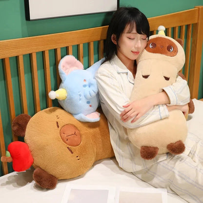 kawaiies-softtoys-plushies-kawaii-plush-Long Snuggly Cat Dog Elephant Seal Capybara Plushies Soft toy 
