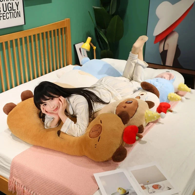 kawaiies-softtoys-plushies-kawaii-plush-Long Snuggly Cat Dog Elephant Seal Capybara Plushies Soft toy 