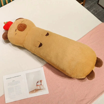 kawaiies-softtoys-plushies-kawaii-plush-Long Snuggly Cat Dog Elephant Seal Capybara Plushies Soft toy Capybara 75cm 