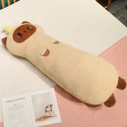 kawaiies-softtoys-plushies-kawaii-plush-Long Snuggly Cat Dog Elephant Seal Capybara Plushies Soft toy Cat 75cm 
