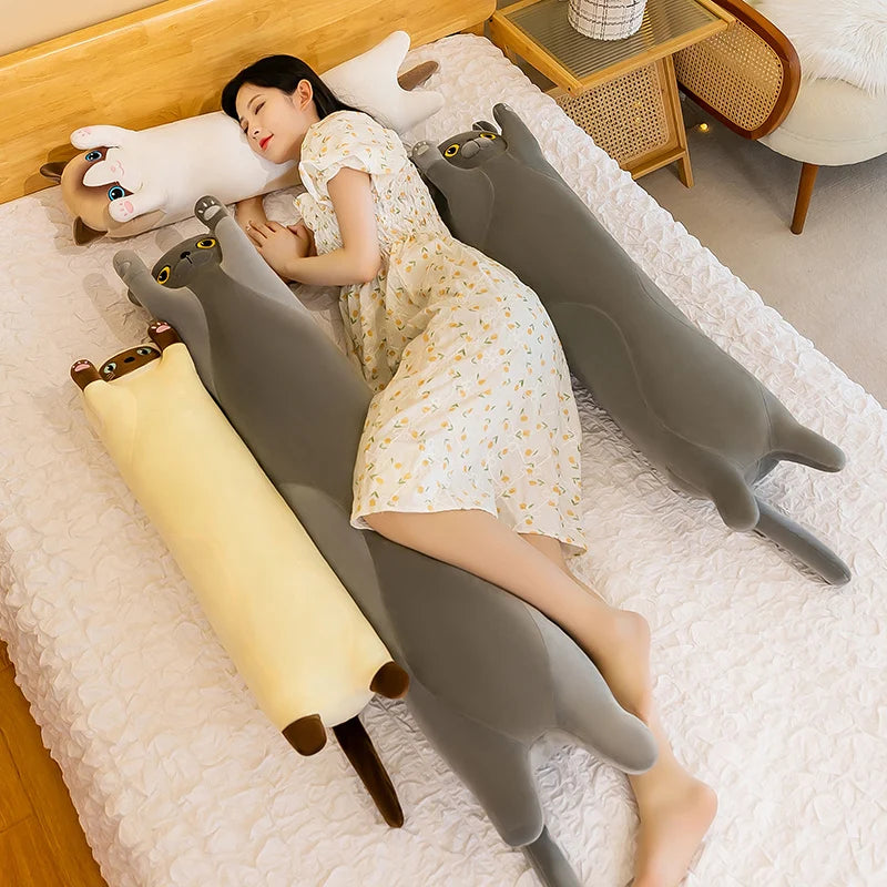 kawaiies-softtoys-plushies-kawaii-plush-Long Snuggly Cat Siamese British Shorthair Snowshoe Plushies Collection Soft toy 
