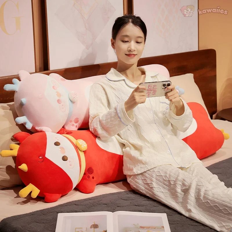 kawaiies-softtoys-plushies-kawaii-plush-Long Snuggly Cute Dragon Plushies Soft toy 
