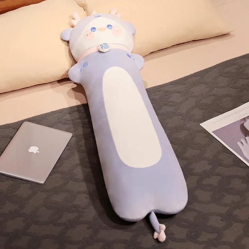 kawaiies-softtoys-plushies-kawaii-plush-Long Snuggly Cute Dragon Plushies Soft toy Purple 27in / 70cm 