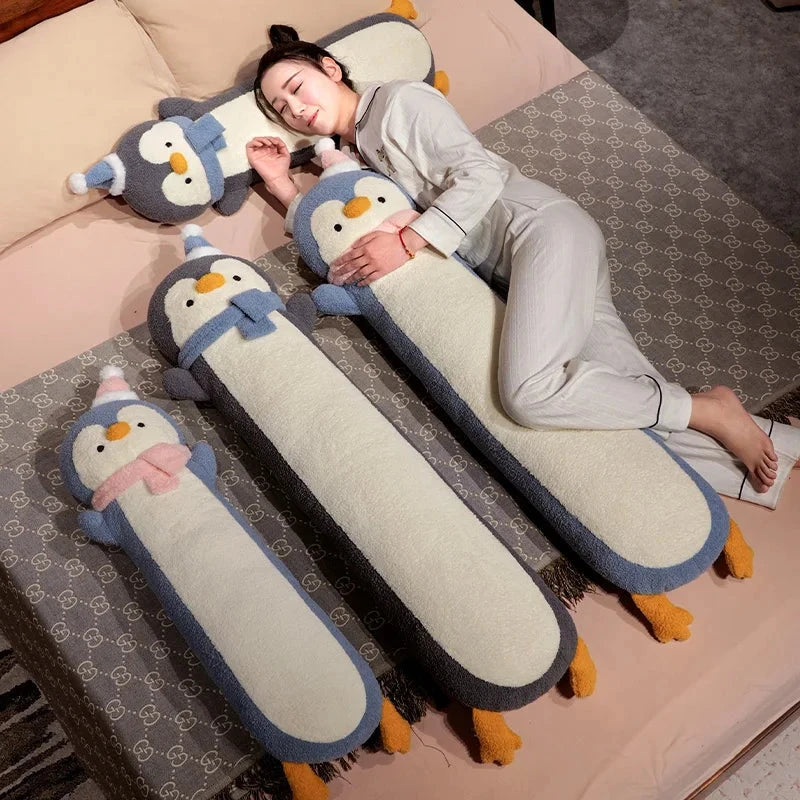 kawaiies-softtoys-plushies-kawaii-plush-Long Snuggly Fluffy Penguin Plushies Soft toy 