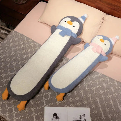 kawaiies-softtoys-plushies-kawaii-plush-Long Snuggly Fluffy Penguin Plushies Soft toy 