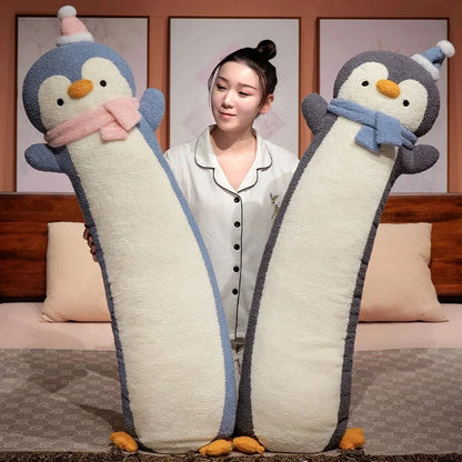 kawaiies-softtoys-plushies-kawaii-plush-Long Snuggly Fluffy Penguin Plushies Soft toy 