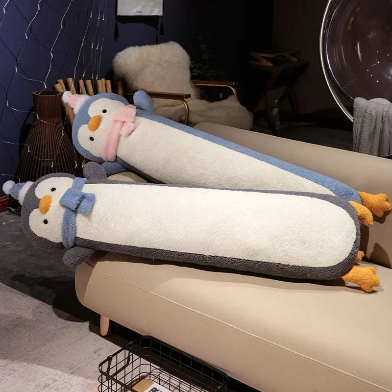 kawaiies-softtoys-plushies-kawaii-plush-Long Snuggly Fluffy Penguin Plushies Soft toy 
