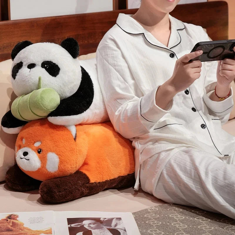 kawaiies-softtoys-plushies-kawaii-plush-Long Snuggly Fluffy Red Panda Plushies Soft toy 