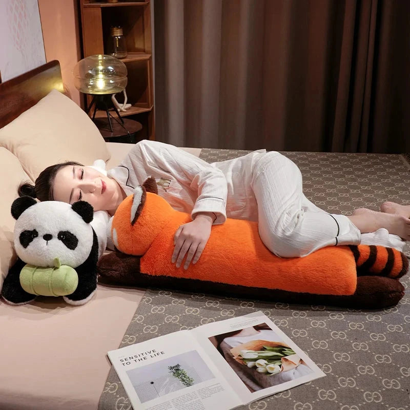 kawaiies-softtoys-plushies-kawaii-plush-Long Snuggly Fluffy Red Panda Plushies Soft toy 