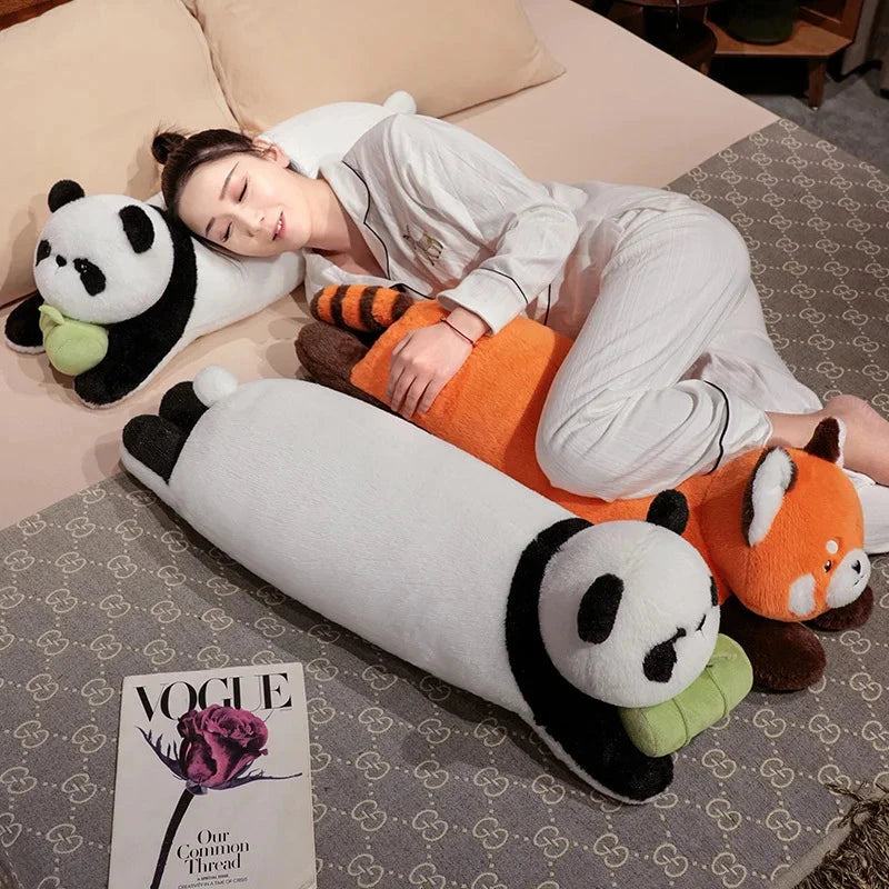 kawaiies-softtoys-plushies-kawaii-plush-Long Snuggly Fluffy Red Panda Plushies Soft toy 