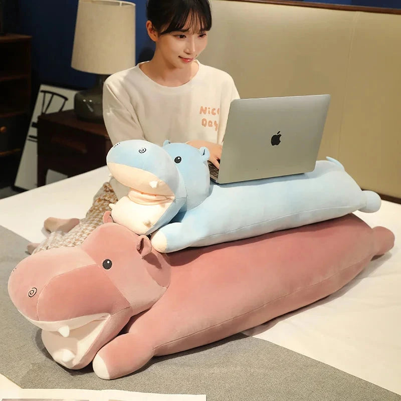 kawaiies-softtoys-plushies-kawaii-plush-Long Snuggly Hippo Plushies Soft toy 