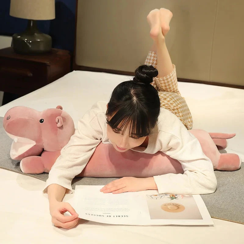 kawaiies-softtoys-plushies-kawaii-plush-Long Snuggly Hippo Plushies Soft toy 