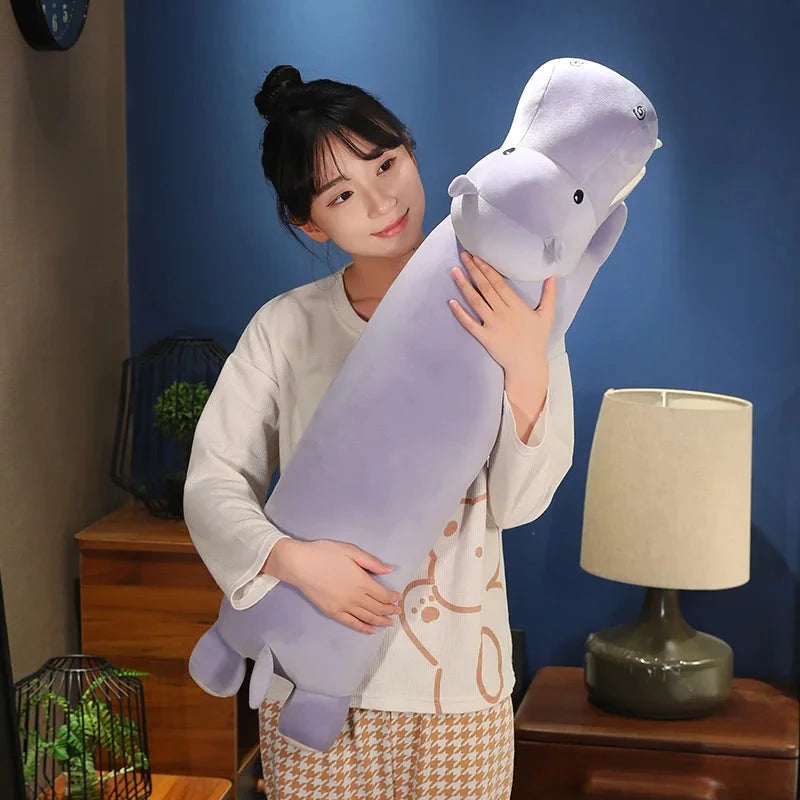 kawaiies-softtoys-plushies-kawaii-plush-Long Snuggly Hippo Plushies Soft toy 