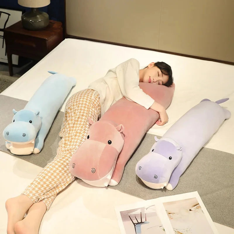 kawaiies-softtoys-plushies-kawaii-plush-Long Snuggly Hippo Plushies Soft toy 