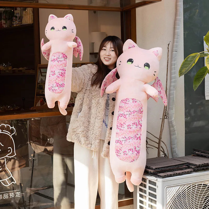 Long Snuggly Luna Solis Sakura Cat Plushies Kawaiies