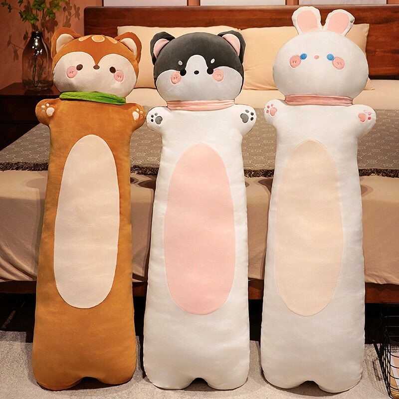 kawaiies-softtoys-plushies-kawaii-plush-Long Snuggly Monkey Dog Deer Bunny Cat Buddy Plushies Soft toy 