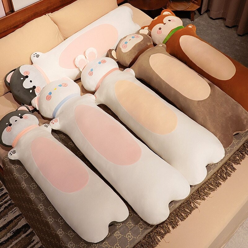 kawaiies-softtoys-plushies-kawaii-plush-Long Snuggly Monkey Dog Deer Bunny Cat Buddy Plushies Soft toy 