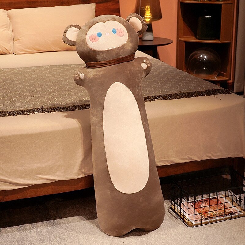 kawaiies-softtoys-plushies-kawaii-plush-Long Snuggly Monkey Dog Deer Bunny Cat Buddy Plushies Soft toy 80cm Monkey 