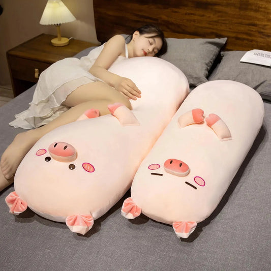 kawaiies-softtoys-plushies-kawaii-plush-Long Snuggly Pig Plushies Soft toy 
