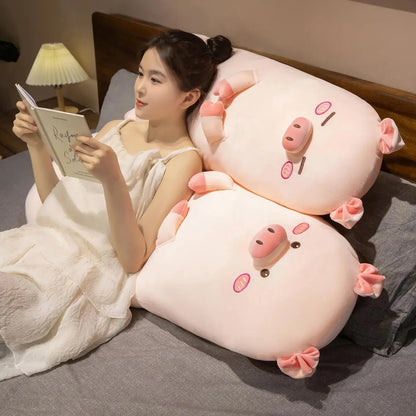 kawaiies-softtoys-plushies-kawaii-plush-Long Snuggly Pig Plushies Soft toy 