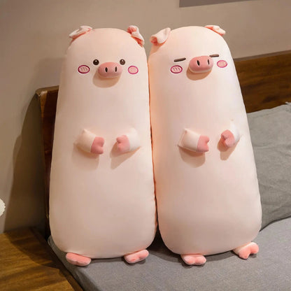 kawaiies-softtoys-plushies-kawaii-plush-Long Snuggly Pig Plushies Soft toy 