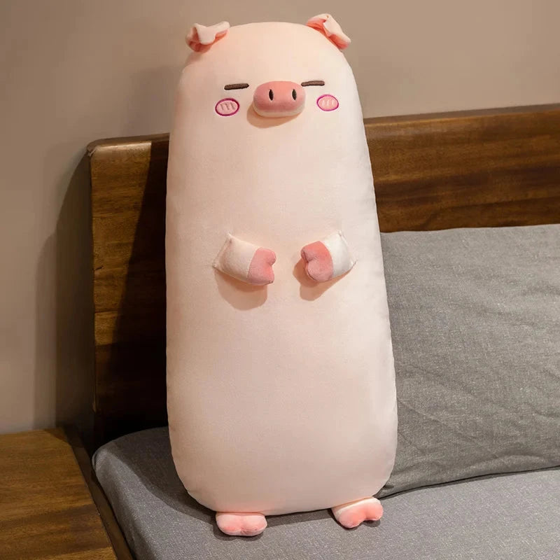 kawaiies-softtoys-plushies-kawaii-plush-Long Snuggly Pig Plushies Soft toy 