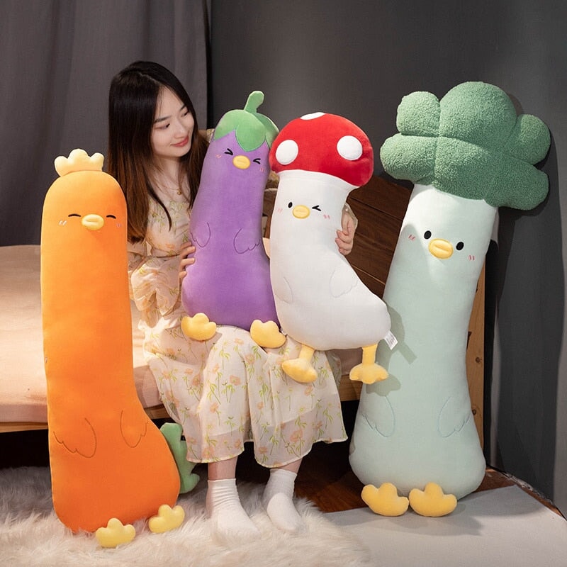 kawaiies-softtoys-plushies-kawaii-plush-Long Vegetable Duck Family Plush Collection | NEW Soft toy 