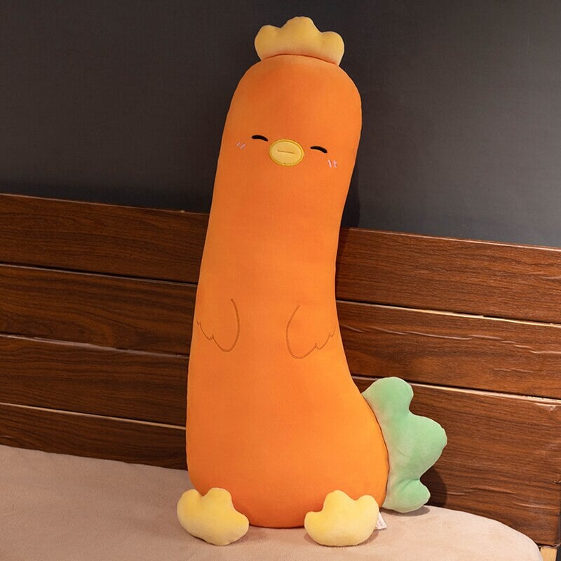 kawaiies-softtoys-plushies-kawaii-plush-Long Vegetable Duck Family Plush Collection | NEW Soft toy Carrot 27in / 70cm 