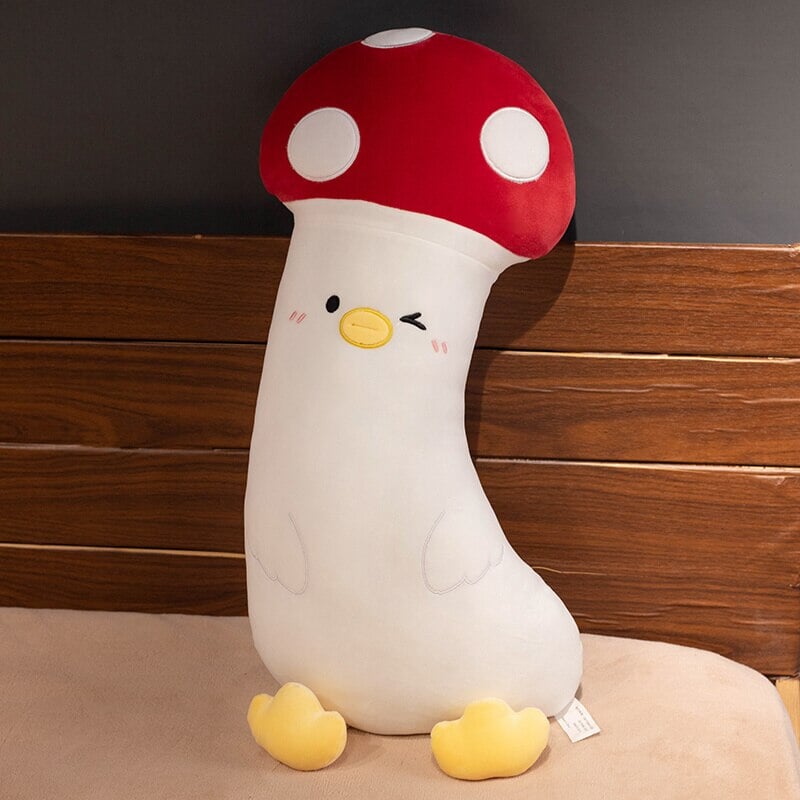 kawaiies-softtoys-plushies-kawaii-plush-Long Vegetable Duck Family Plush Collection | NEW Soft toy Mushroom 27in / 70cm 