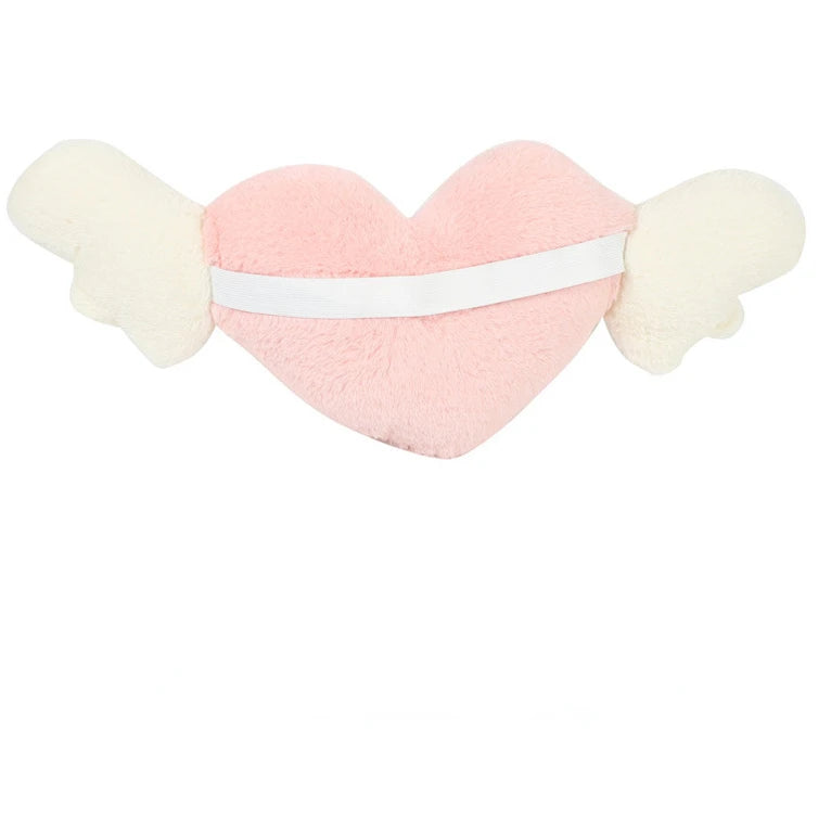 kawaiies-softtoys-plushies-kawaii-plush-Love Heart Wings Car Head Rest Plush Pillow Car 