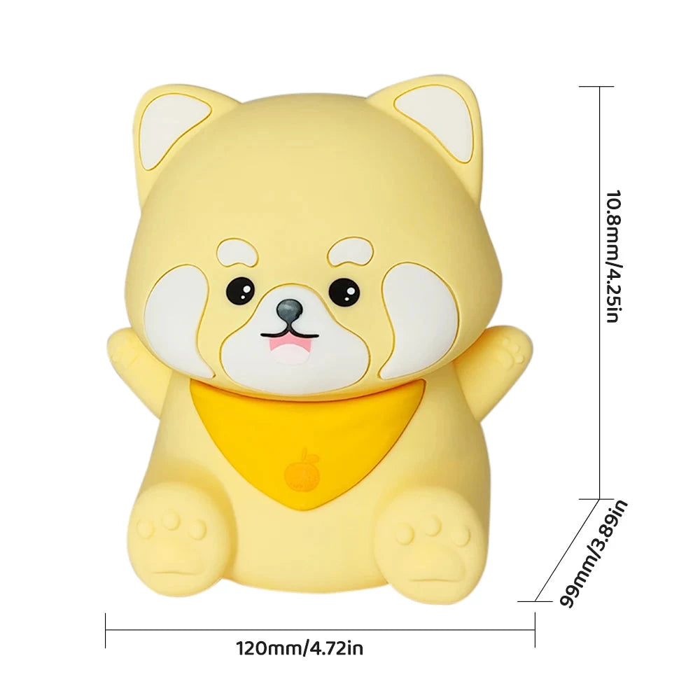 kawaiies-softtoys-plushies-kawaii-plush-Lovely Red Panda LED Night Light Home Decor 