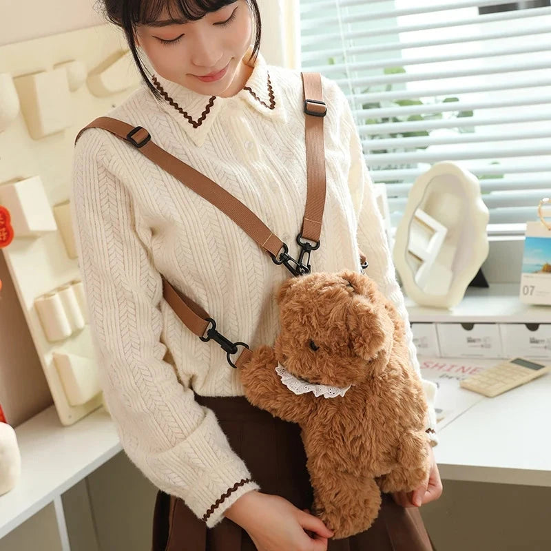 kawaiies-softtoys-plushies-kawaii-plush-Lovely Teddy Animals Plush Bag Bags 