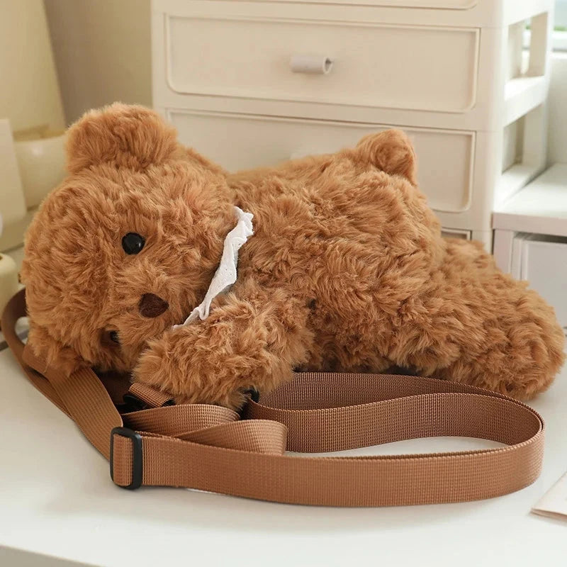 kawaiies-softtoys-plushies-kawaii-plush-Lovely Teddy Animals Plush Bag Bags 