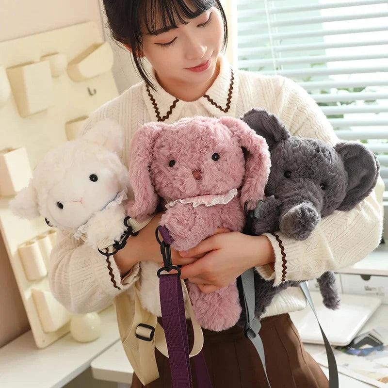 kawaiies-softtoys-plushies-kawaii-plush-Lovely Teddy Animals Plush Bag Bags 