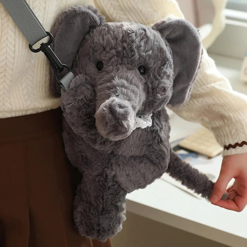 kawaiies-softtoys-plushies-kawaii-plush-Lovely Teddy Animals Plush Bag Bags Elephant 