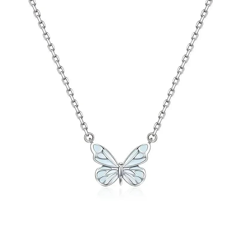 kawaiies-softtoys-plushies-kawaii-plush-Luminous Blue Butterfly Necklace Jewelry 