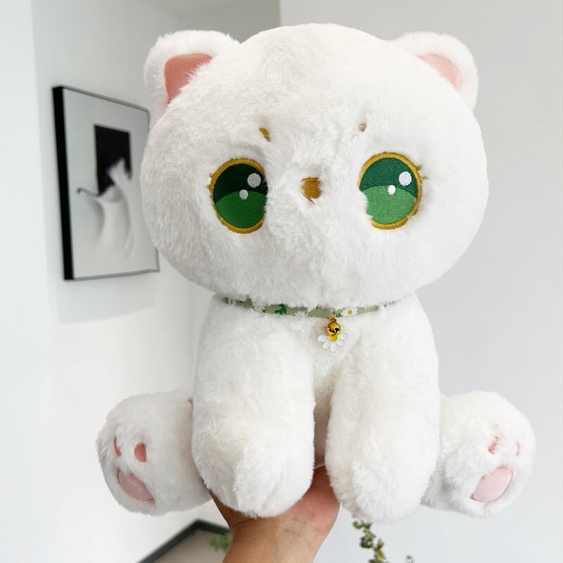 kawaiies-softtoys-plushies-kawaii-plush-Luna the Fluffy White Cat Plush Soft toy 