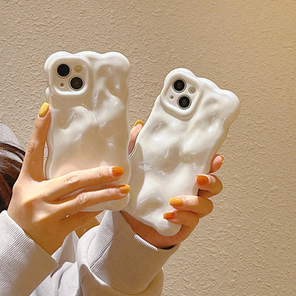 kawaiies-softtoys-plushies-kawaii-plush-Luxury Pearl White Wave iPhone Case Accessories 