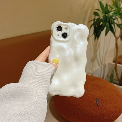 kawaiies-softtoys-plushies-kawaii-plush-Luxury Pearl White Wave iPhone Case Accessories iPhone 11 