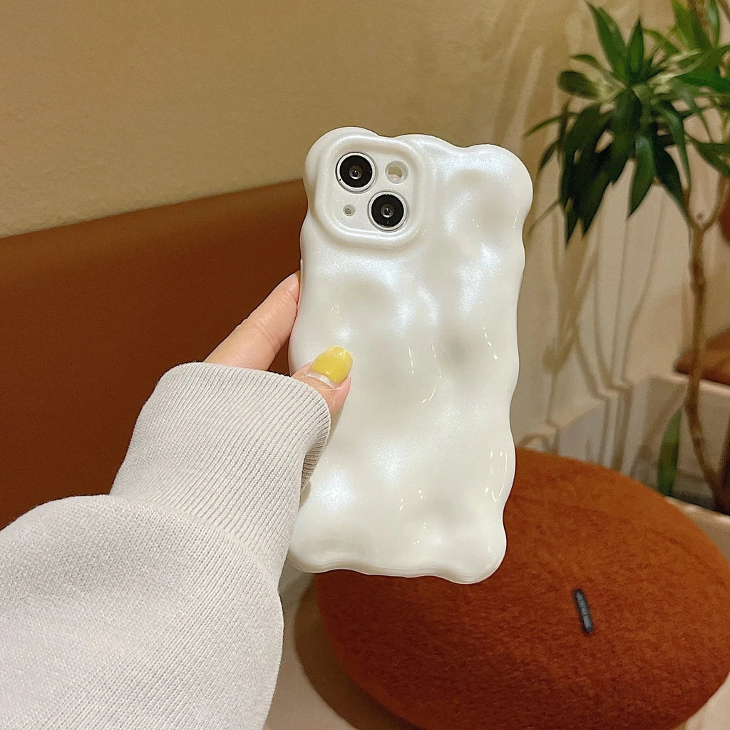 kawaiies-softtoys-plushies-kawaii-plush-Luxury Pearl White Wave iPhone Case Accessories iPhone 11 